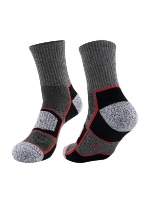 4 Pack Mid-Crew Thick Cushioned Sports Socks