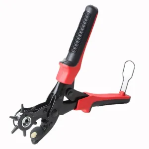 6 Hole Multifunctional Belt Puncher for Leather Paper and More