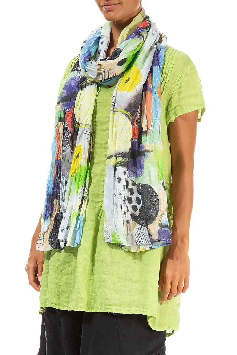 Artmaze Soft Gauze Linen Scarf