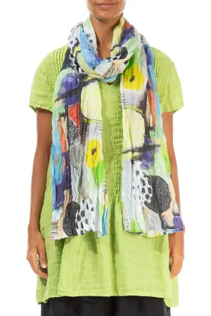 Artmaze Soft Gauze Linen Scarf