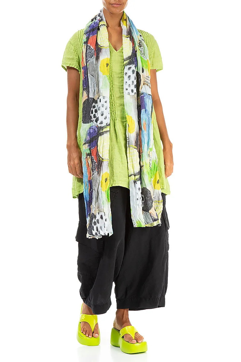 Artmaze Soft Gauze Linen Scarf