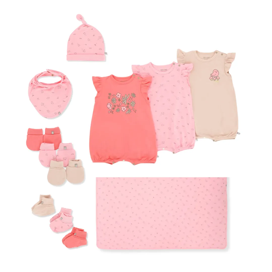 Bamboo Newborn Baby Gift Set (With Blanket) - An Adventure