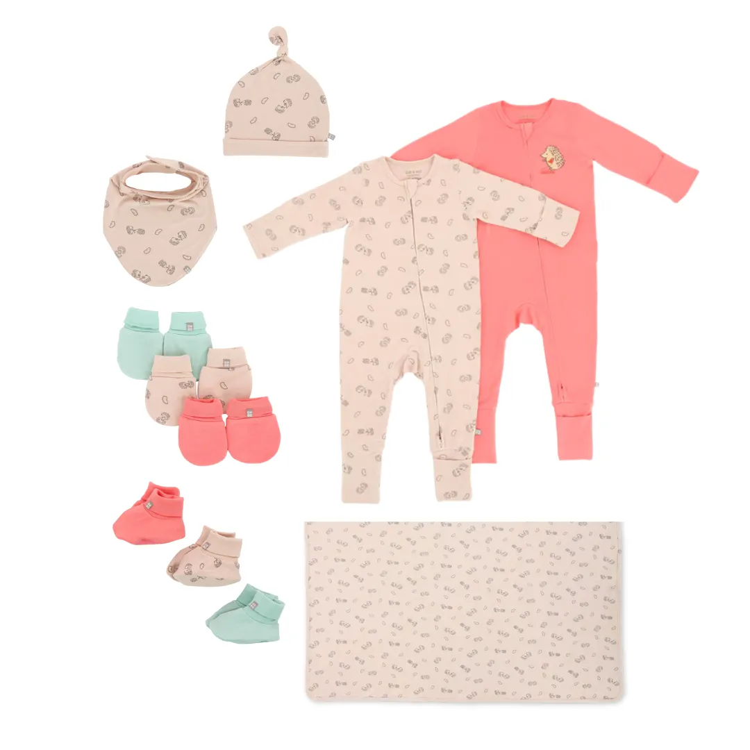 Bamboo Newborn Baby Gift Set (With Blanket) - An Adventure