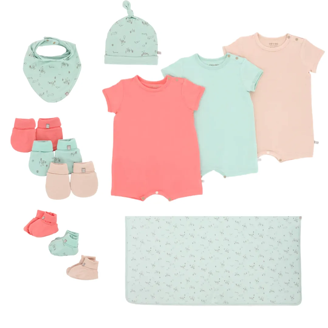 Bamboo Newborn Baby Gift Set (With Blanket) - An Adventure