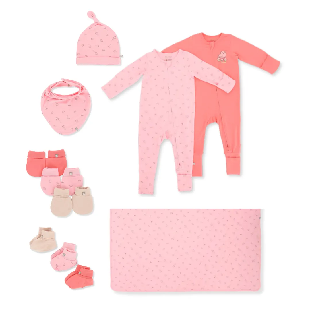 Bamboo Newborn Baby Gift Set (With Blanket) - An Adventure