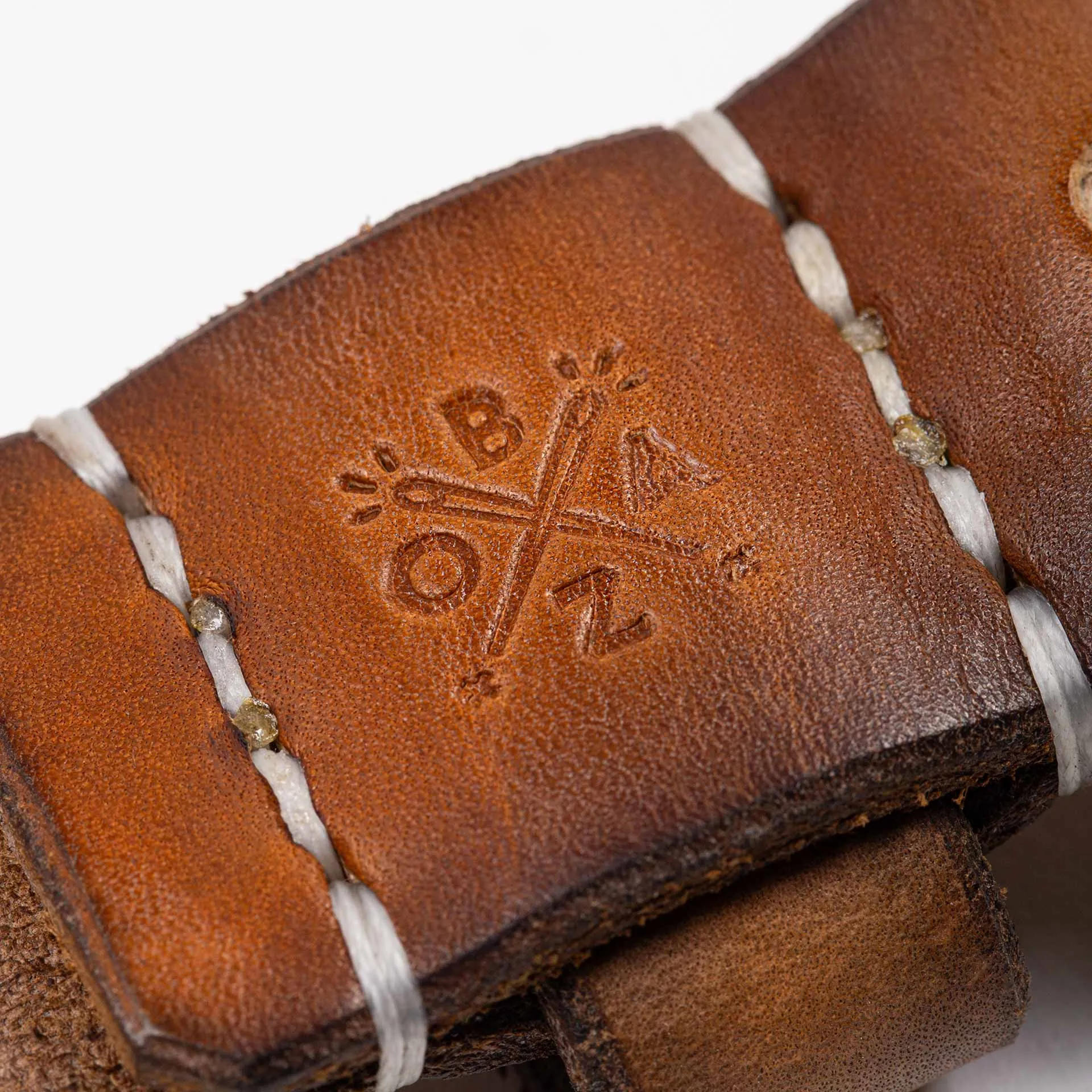 BENZAK x BY BOAZ BELT 32mm vegetable tanned leather / brown