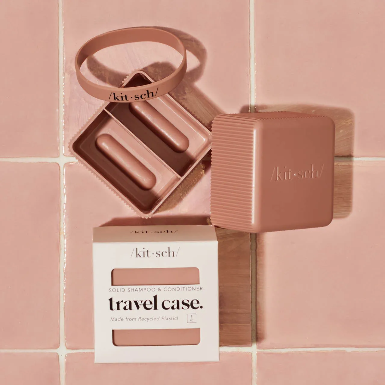 Bottle-Free Shampoo & Conditioner Travel Case