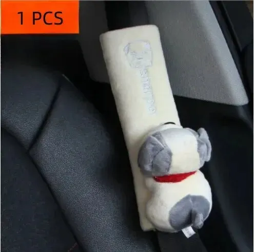 Car Safety Belt Cover Pads Pu Leather Shoulder Cushion for Women and Children