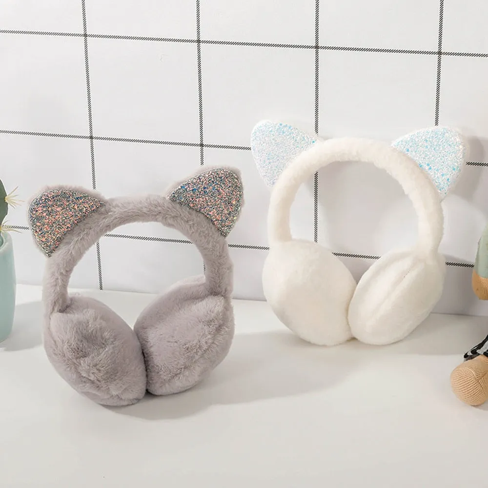 Cat Plush Earmuffs