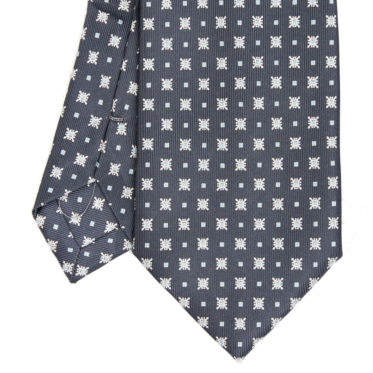 DARK GREY EXTRA LONG SARTORIAL SILK TIE