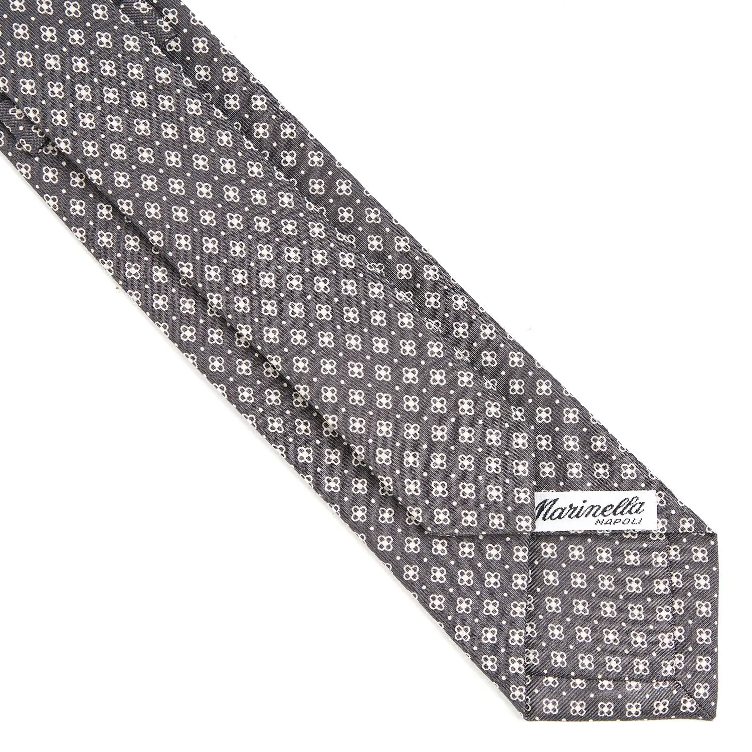 DARK GREY SARTORIAL 7 CM SILK TIE