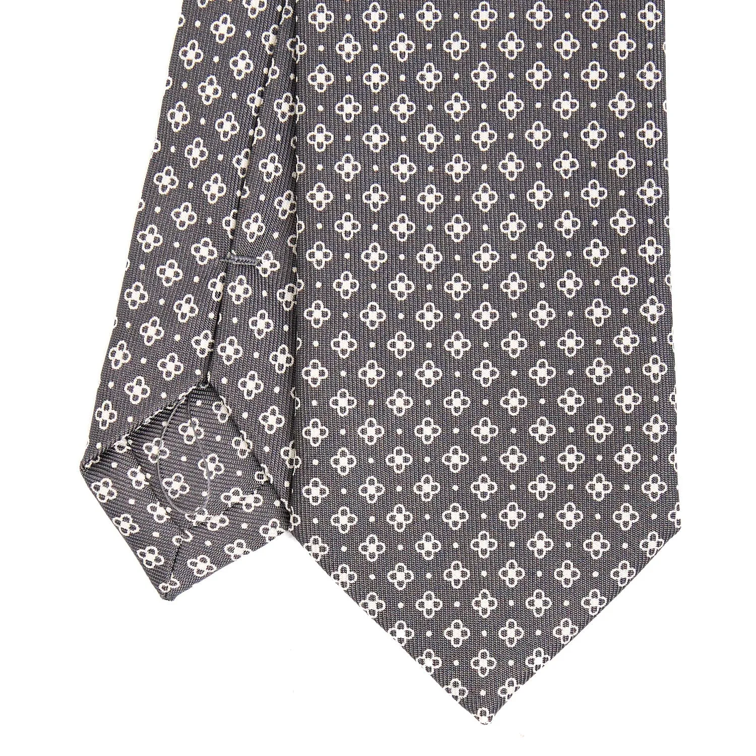 DARK GREY SARTORIAL 7 CM SILK TIE