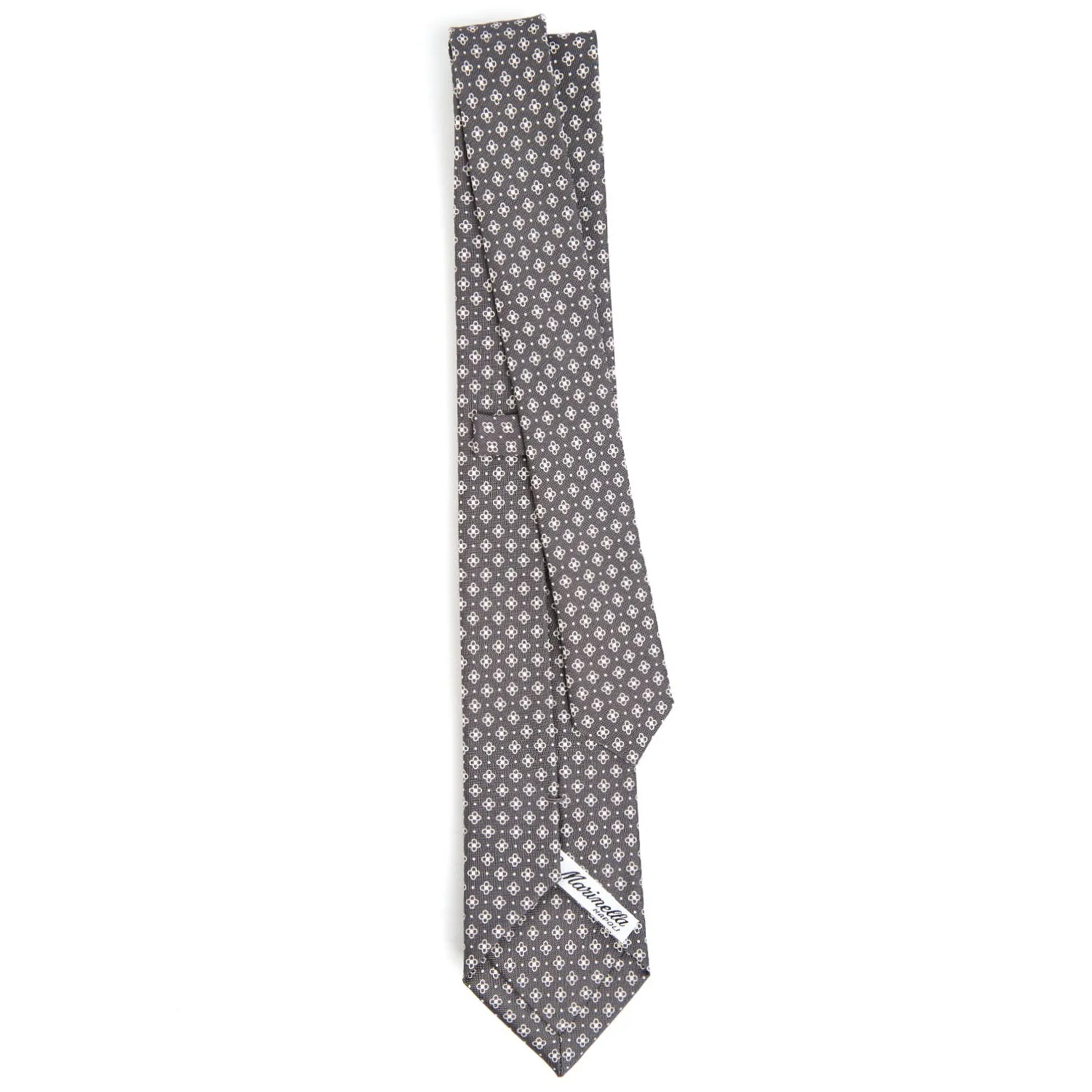 DARK GREY SARTORIAL 7 CM SILK TIE