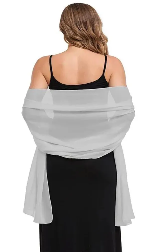 DBM21 Assorted 24pk Solid Lightweight Shawls Scarves Wraps Sarong