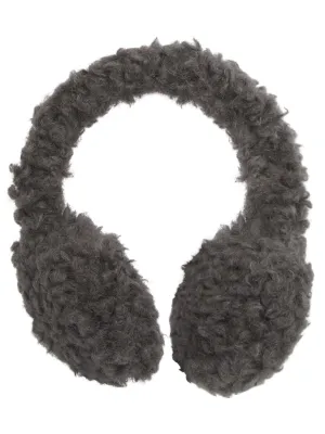 EDIE FAUX FUR EARMUFF-MOLE