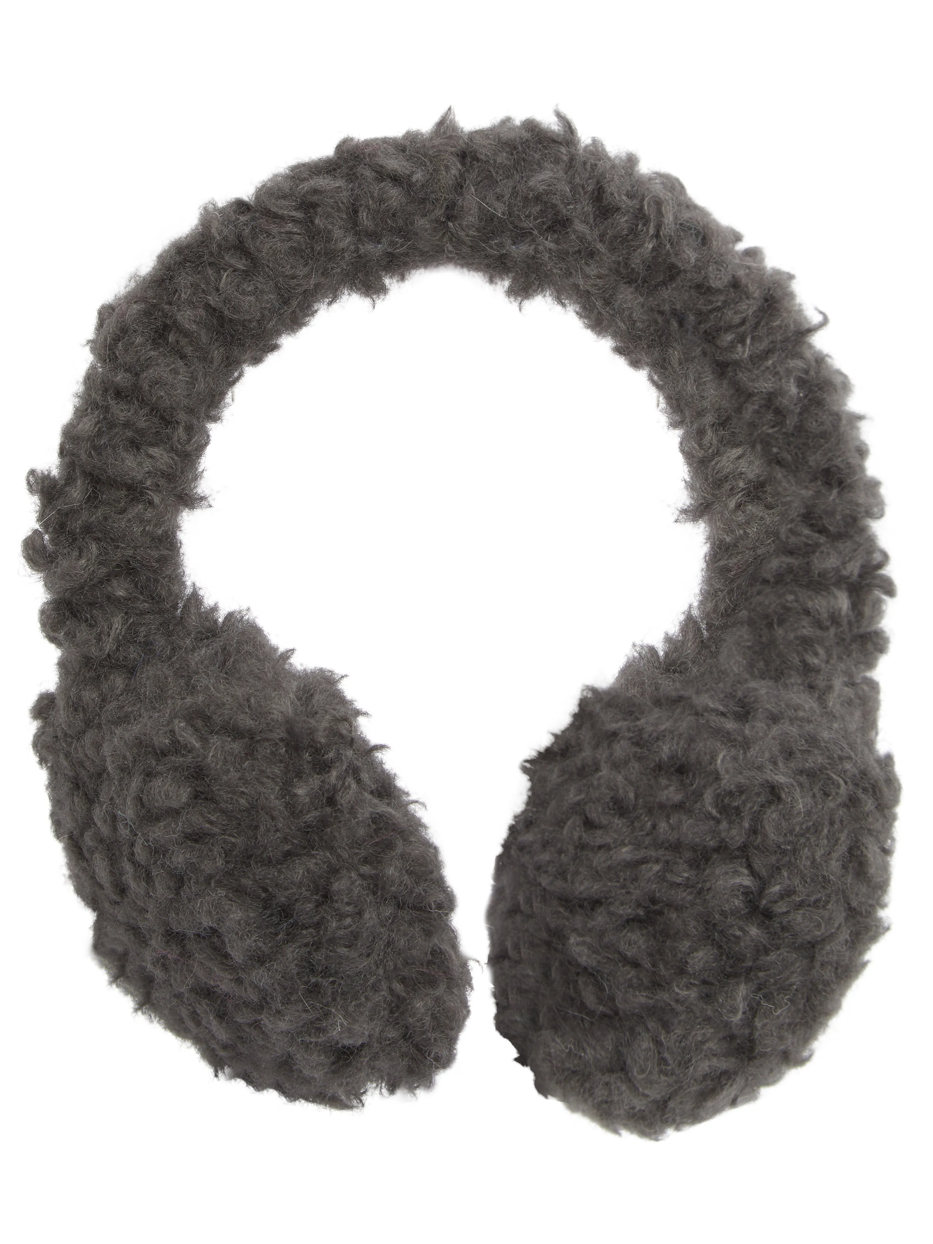 EDIE FAUX FUR EARMUFF-MOLE