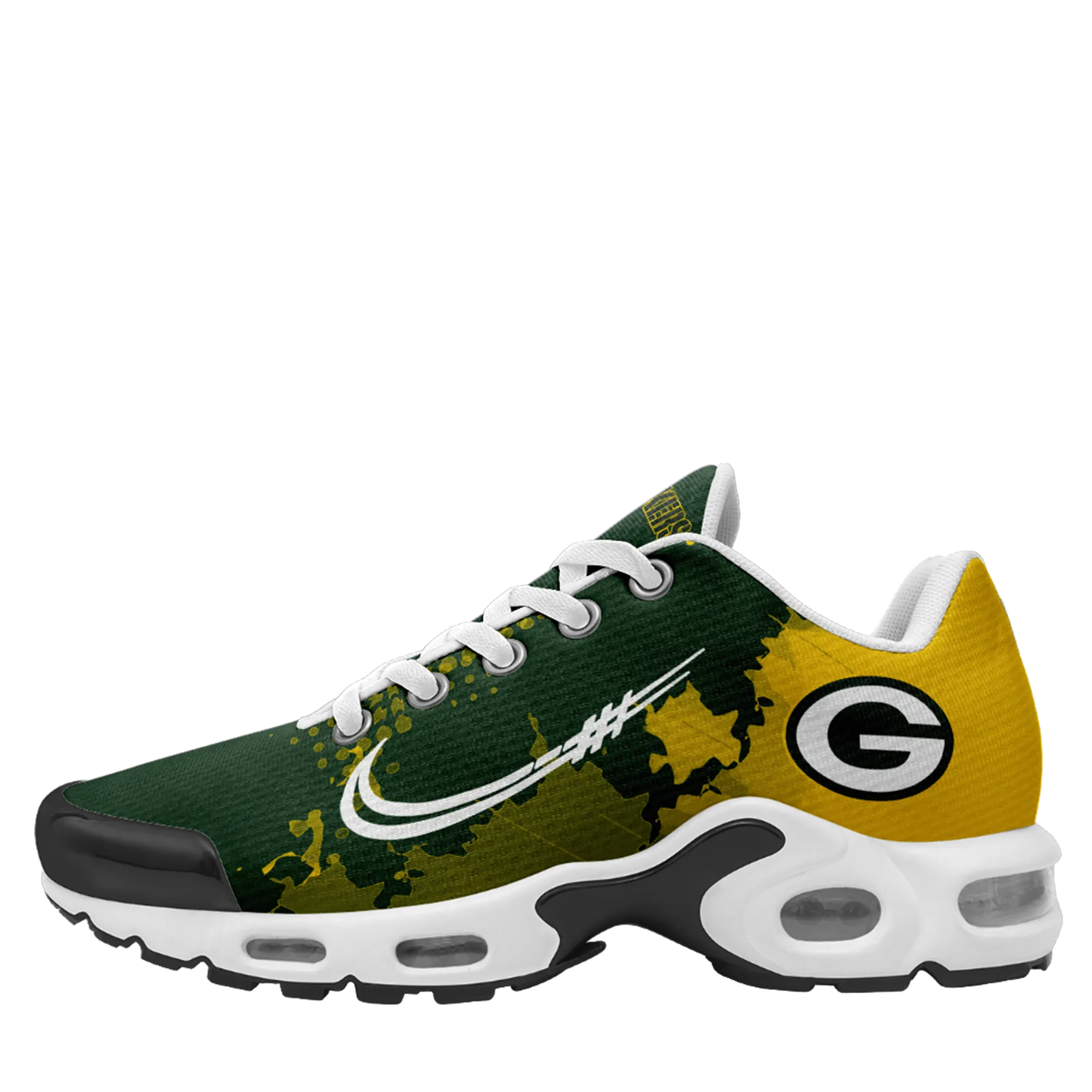 Green Bay Packers- Fashion Men/Women Sports Shoes Sports Wear Shoes NFL Game Comfortable and Breathable