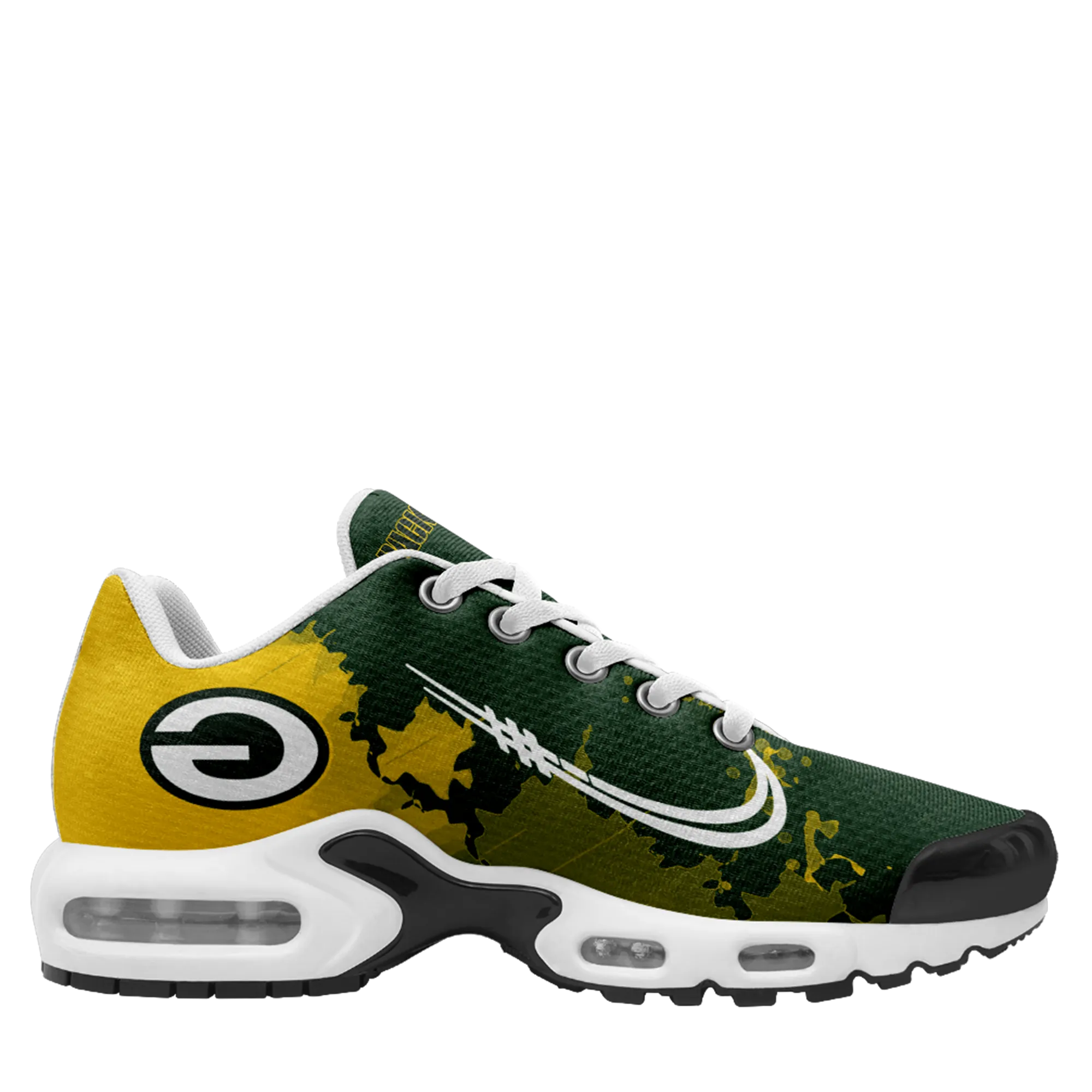 Green Bay Packers- Fashion Men/Women Sports Shoes Sports Wear Shoes NFL Game Comfortable and Breathable
