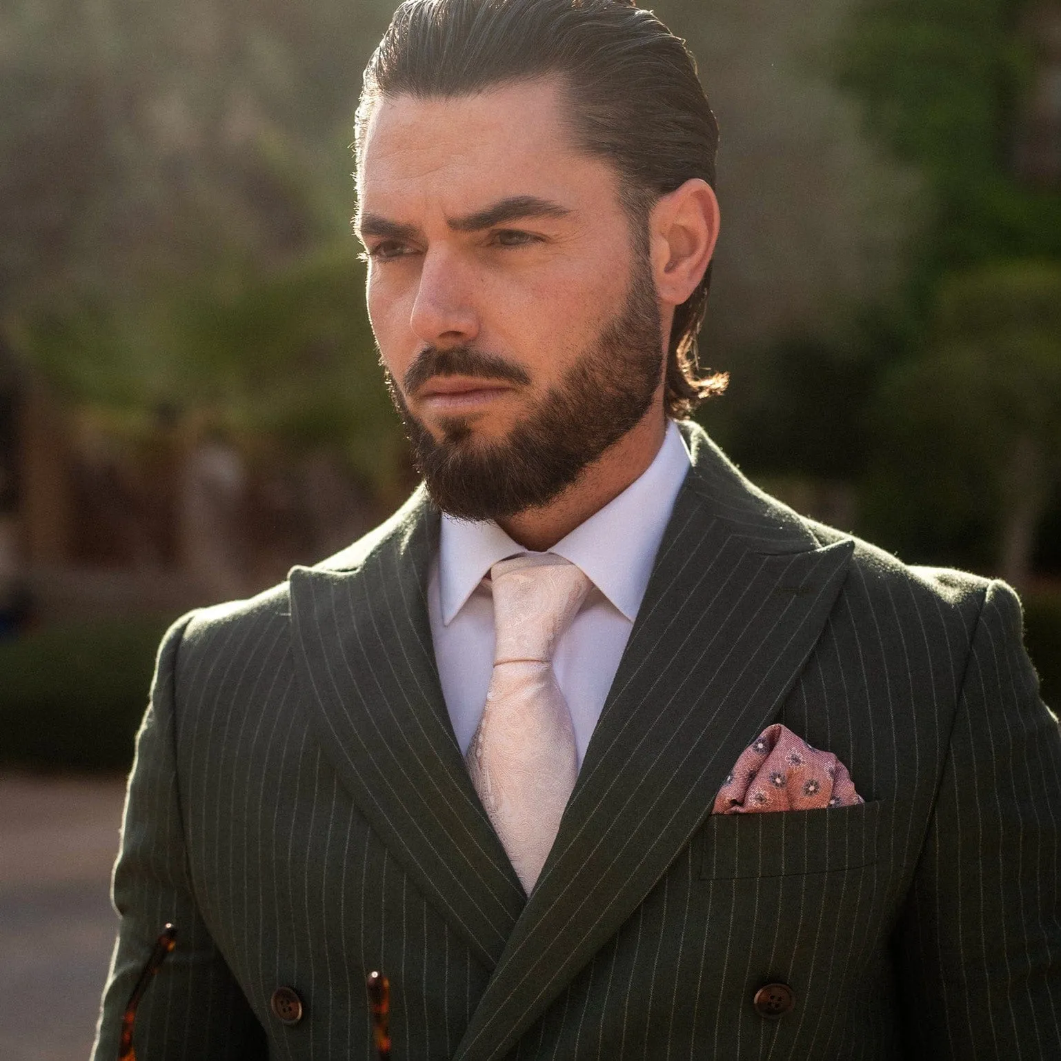 Montecarlo - Silk Jacquard Tie - Pink