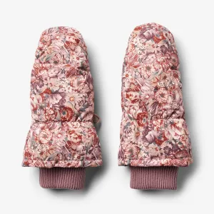 Puffer Mittens Jazz - flowers in plenty