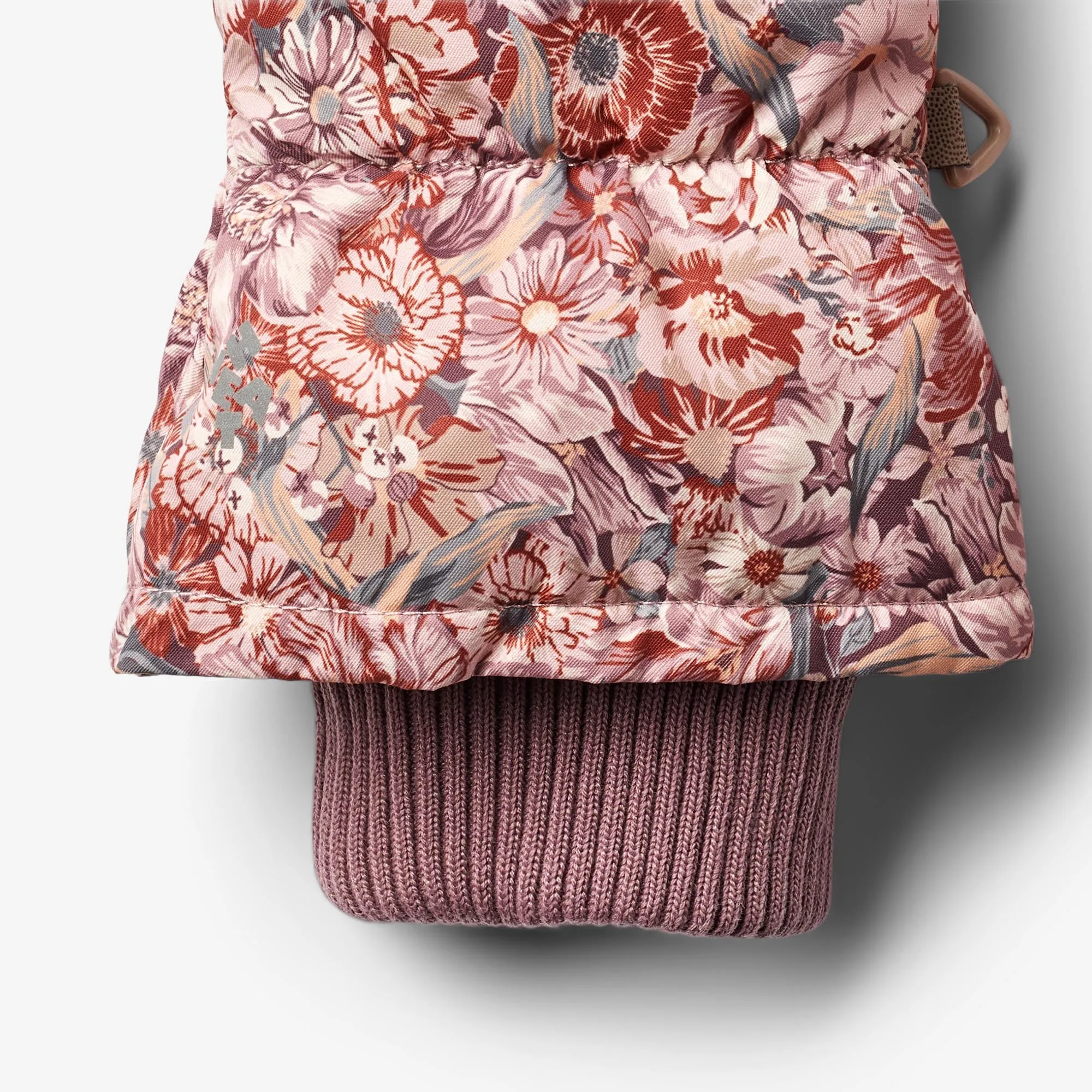 Puffer Mittens Jazz - flowers in plenty