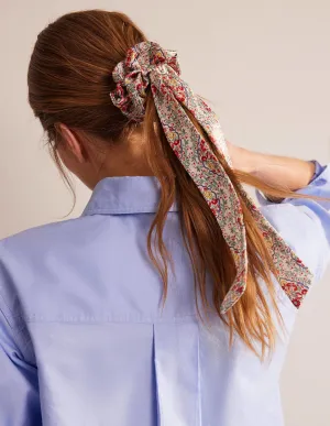 Scarf Hair Scrunchie-Multi Vine, Terrace