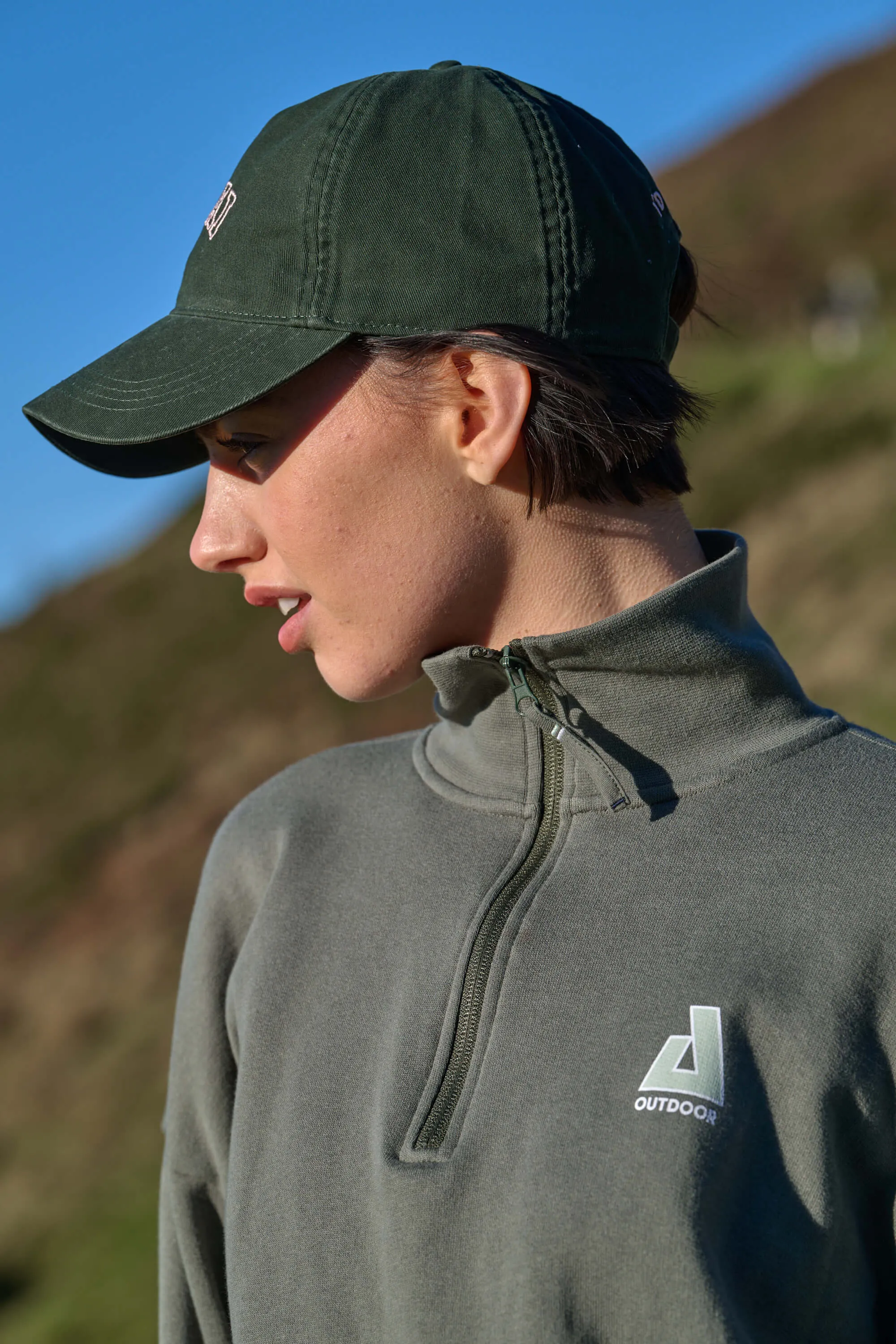Washed Cotton Cap - Pine