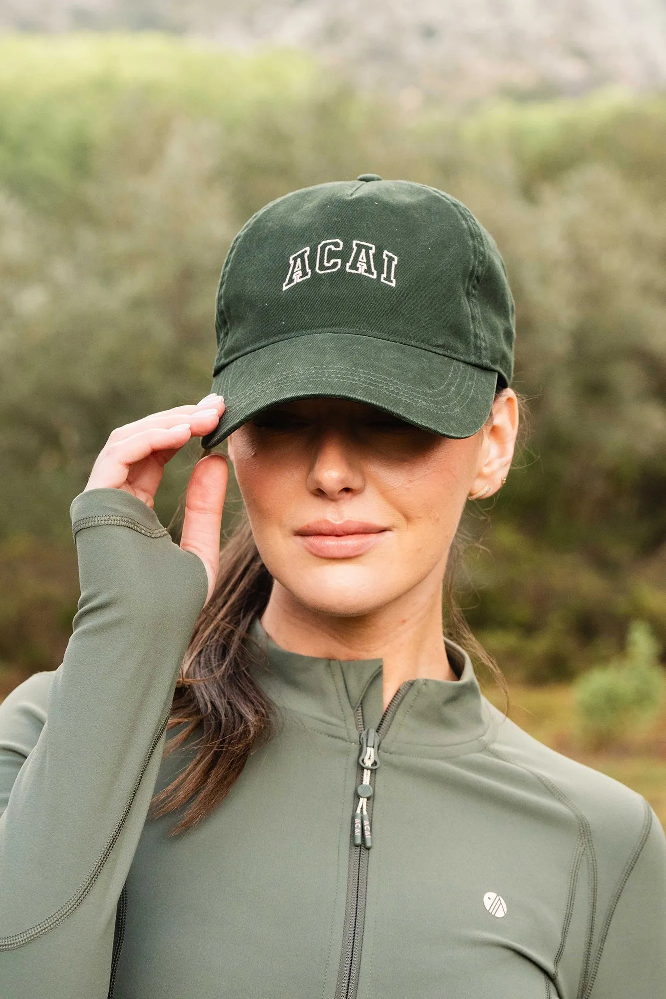 Washed Cotton Cap - Pine